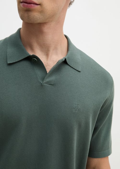 Regular knit polo shirt — Mangrove