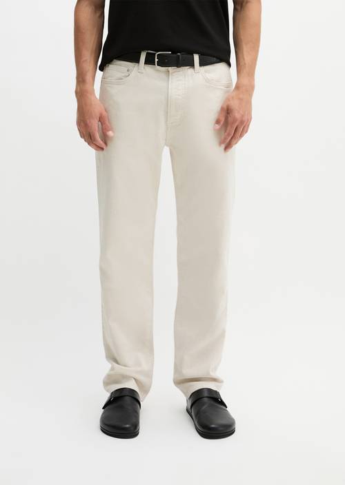 Jeans modèle Kalmo droit White en vue de face