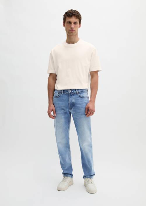 Jeans modèle Kalmo droit Light Blue en vue de face