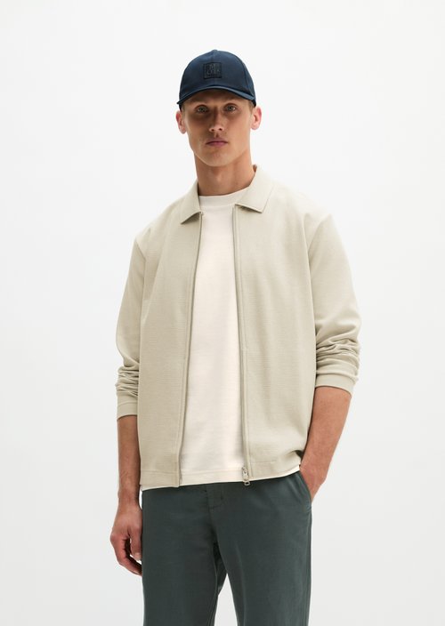 Zipper sweat jacket regular — Grey Kit