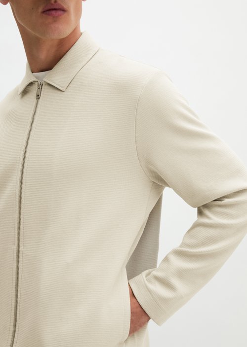 Zipper sweat jacket regular — Grey Kit