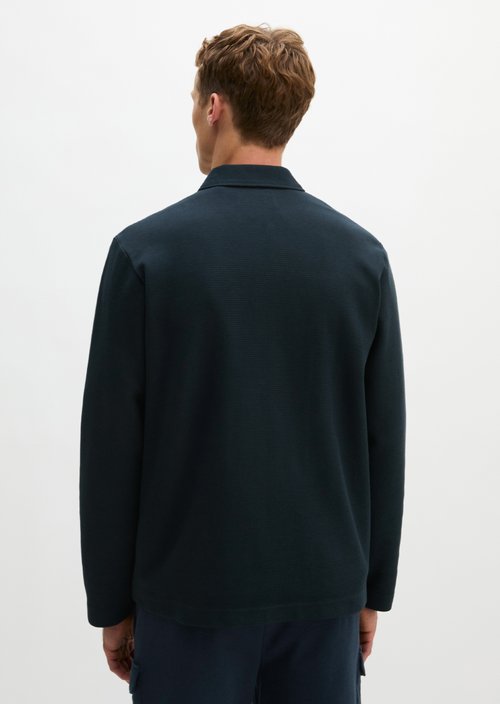 Zipper sweat jacket regular — Dark Navy