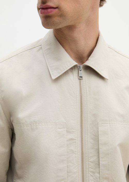 Zipper overshirt — Grey Kit