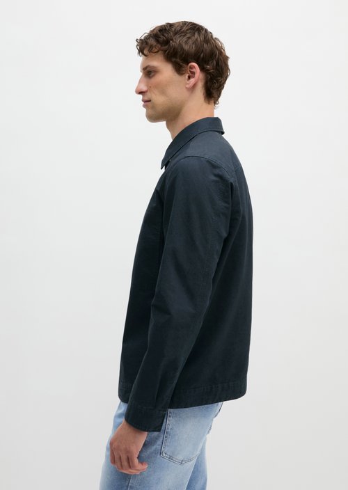 Zipper overshirt — Dark Navy
