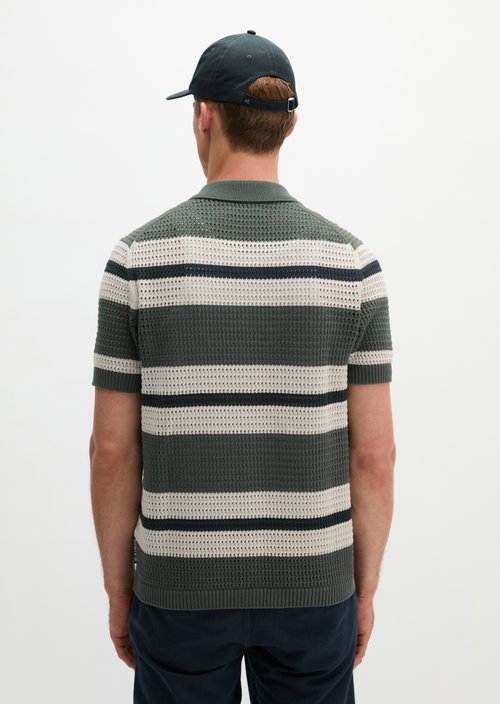 Regular short-sleeved knit shirt — Mangrove