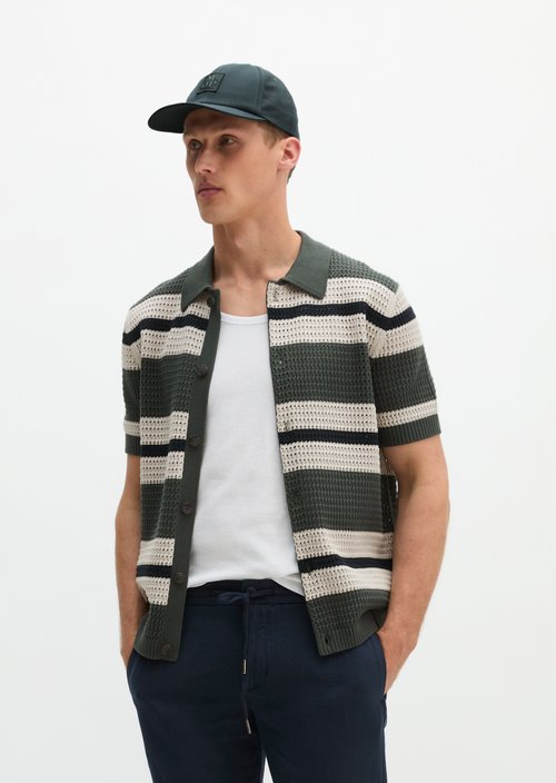 Regular short-sleeved knit shirt — Mangrove