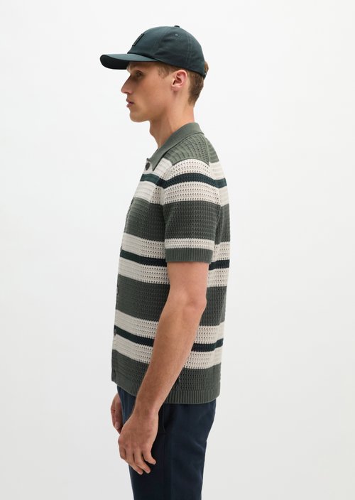 Regular short-sleeved knit shirt — Mangrove