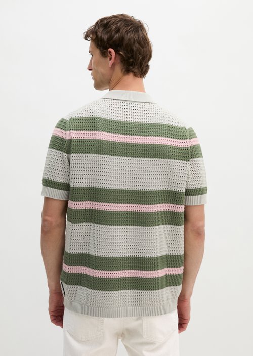 Regular short-sleeved knit shirt — Grey Kit