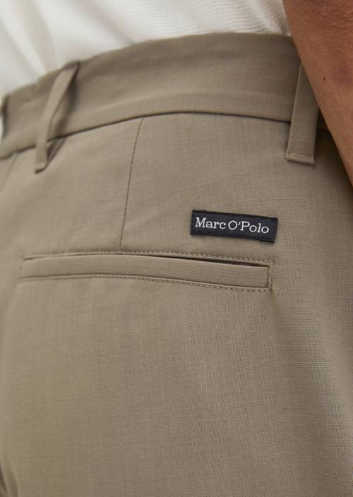 Pantalon modèle Mossbo Travel Collection Frozen Taupe en vue détaillée