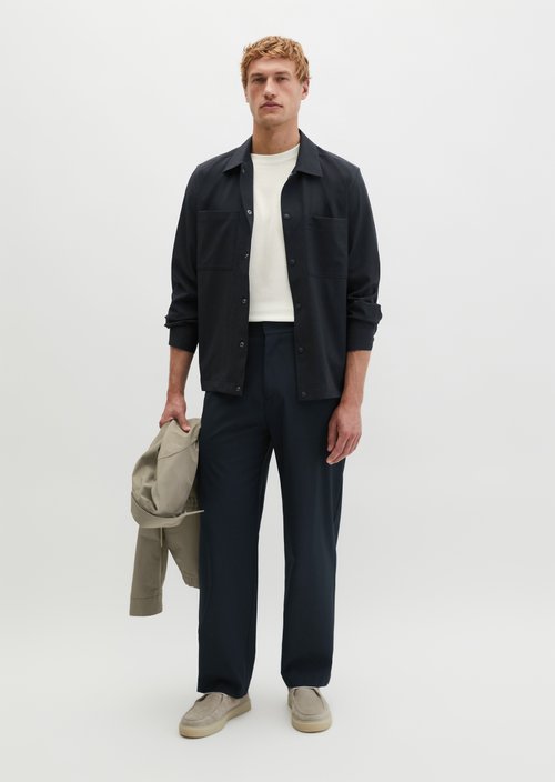 Trousers Model Mossbo Travel Collection — Deep Night Blue