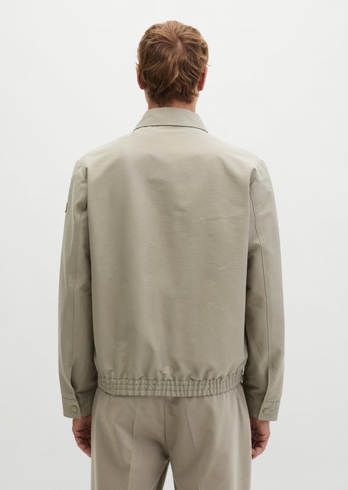 DFB Travel Collection zipper jacket — Frozen Taupe