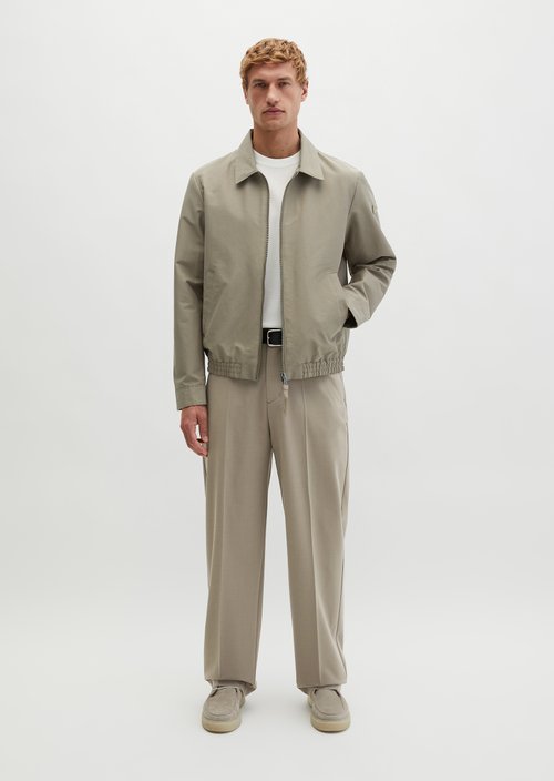 DFB Travel Collection zipper jacket — Frozen Taupe