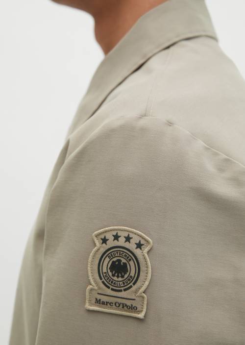 Veste zippée DFB Travel Collection Frozen Taupe en vue détaillée