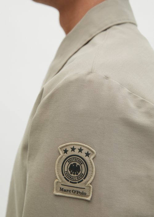 DFB Travel Collection zipper jacket — Frozen Taupe