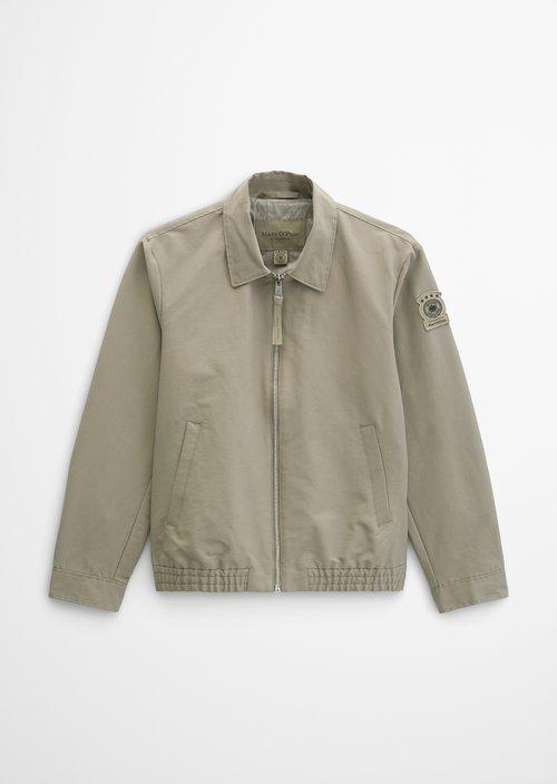 DFB Travel Collection zipper jacket — Frozen Taupe