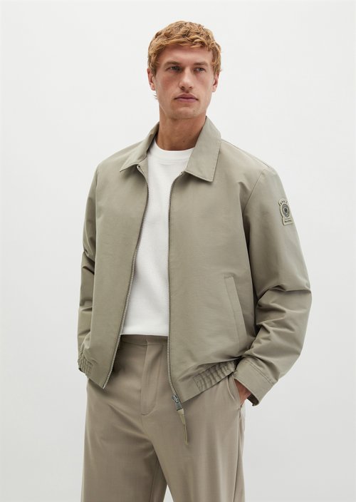 DFB Travel Collection zipper jacket — Frozen Taupe