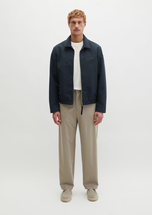 DFB Travel Collection zipper jacket — Deep Night Blue