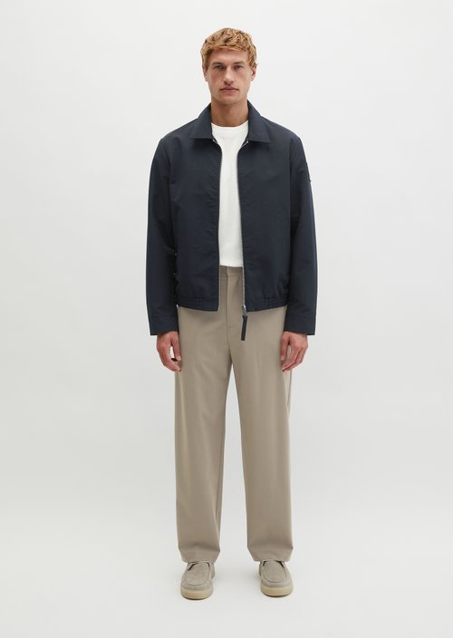 Zipper jacket Travel Collection — Deep Night Blue