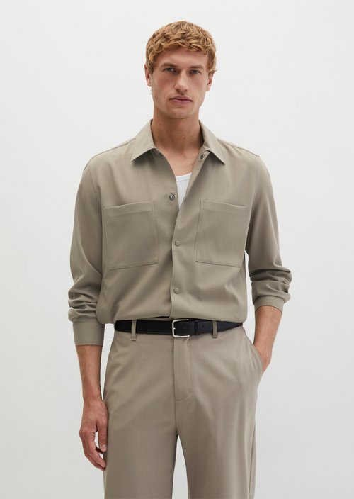 Overshirt DFB Travel Collection — Frozen Taupe