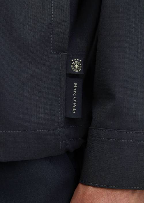 Overshirt DFB Travel Collection Deep Night Blue in detail view
