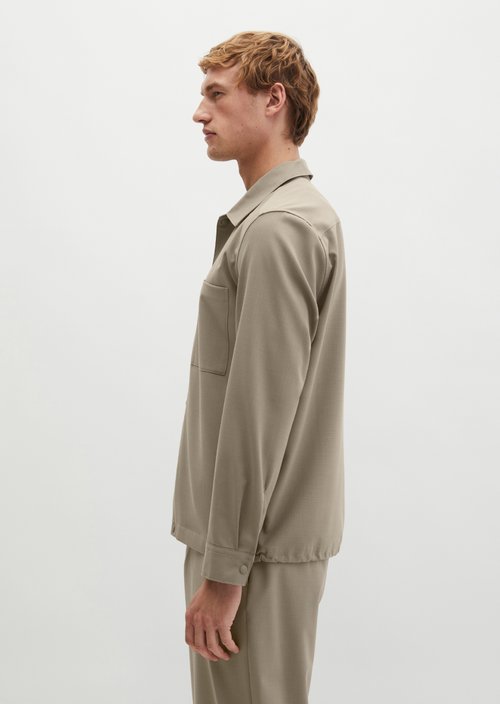 Overshirt Travel Collection — Frozen Taupe