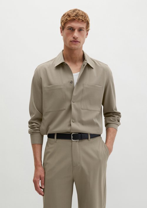 Overshirt Travel Collection — Frozen Taupe