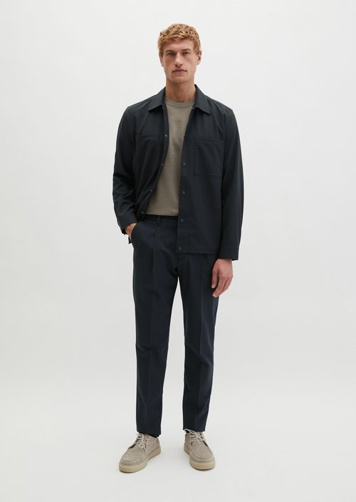Overshirt Travel Collection — Deep Night Blue