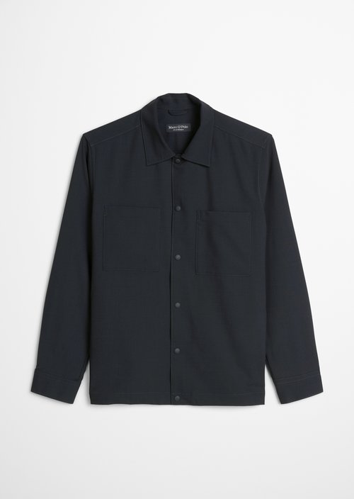 Overshirt Travel Collection — Deep Night Blue