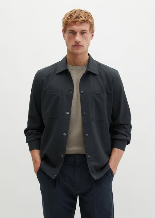 Overshirt Travel Collection — Deep Night Blue
