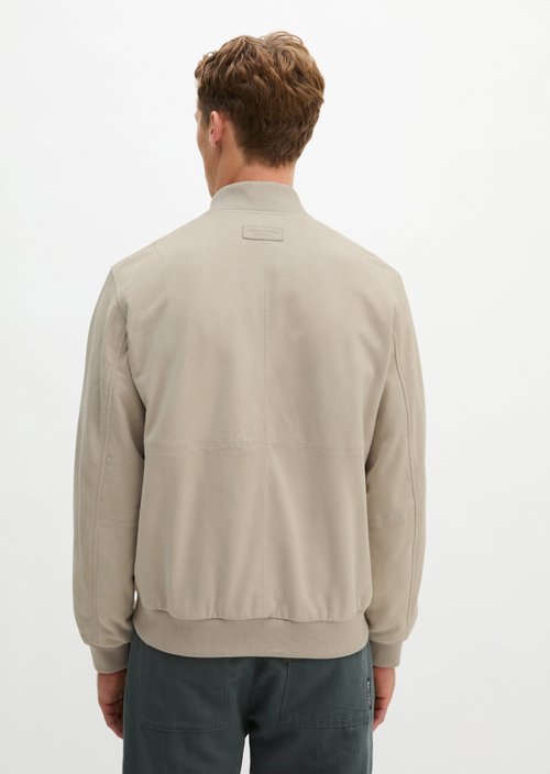 Leather jacket regular — Grey Kit (alternate view)