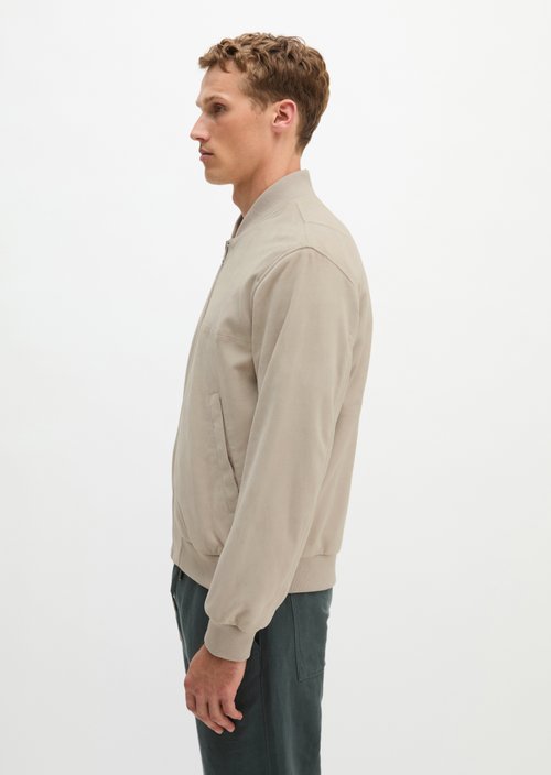 Leather jacket regular — Grey Kit