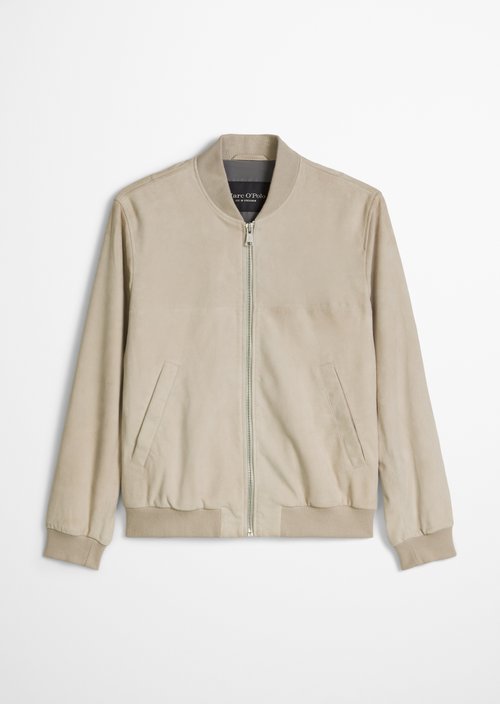 Leather jacket regular — Grey Kit