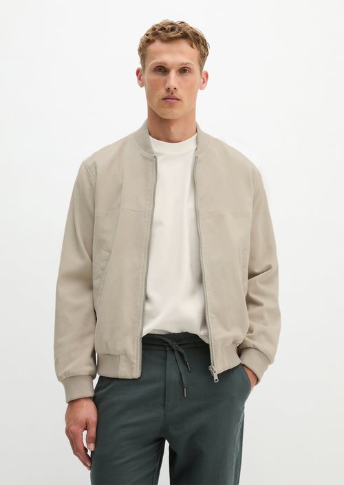 Leather jacket regular — Grey Kit