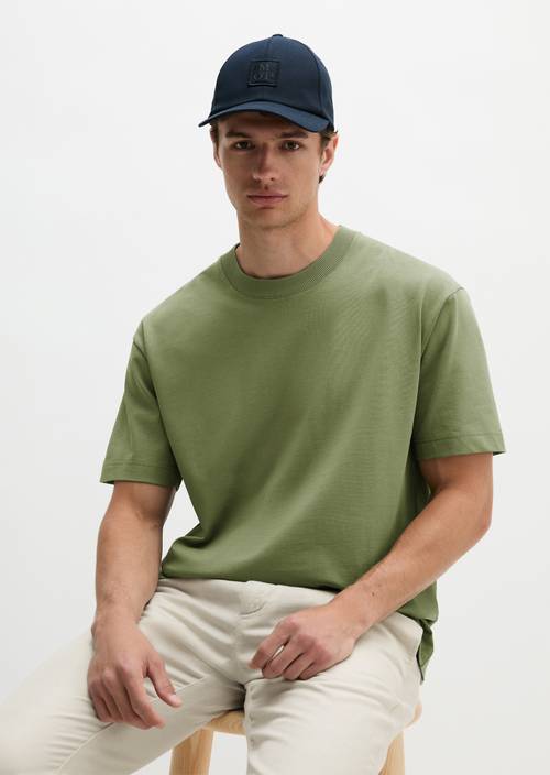 T-Shirt loose Sage Green in Frontalansicht