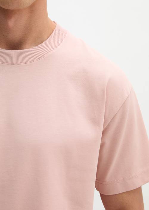 T-shirt loose Rose Mauve in detail view