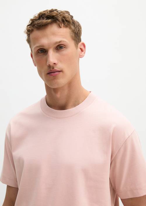 T-shirt loose Rose Mauve in front view