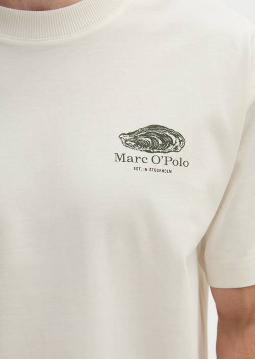 T-shirt loose Silky White en vue détaillée