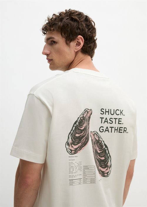 T-shirt loose — Silky White