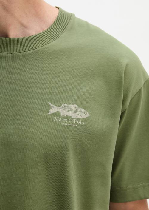 T-shirt loose Sage Green in detail view