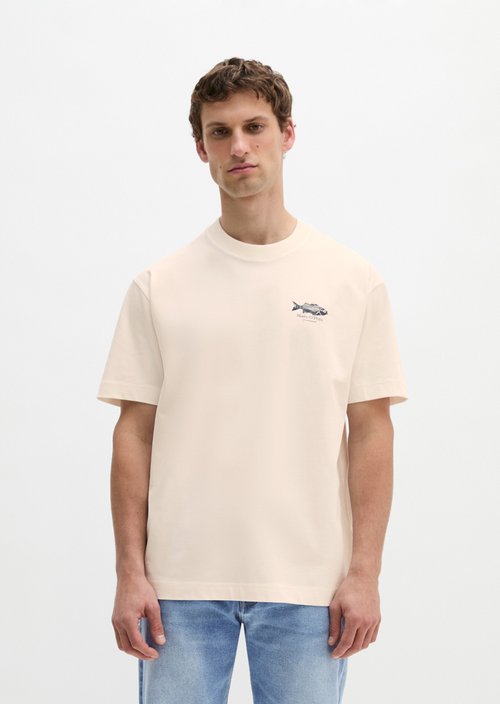 T-shirt loose — Silky White