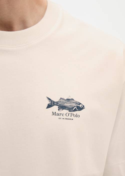 T-shirt loose Silky White in detail view