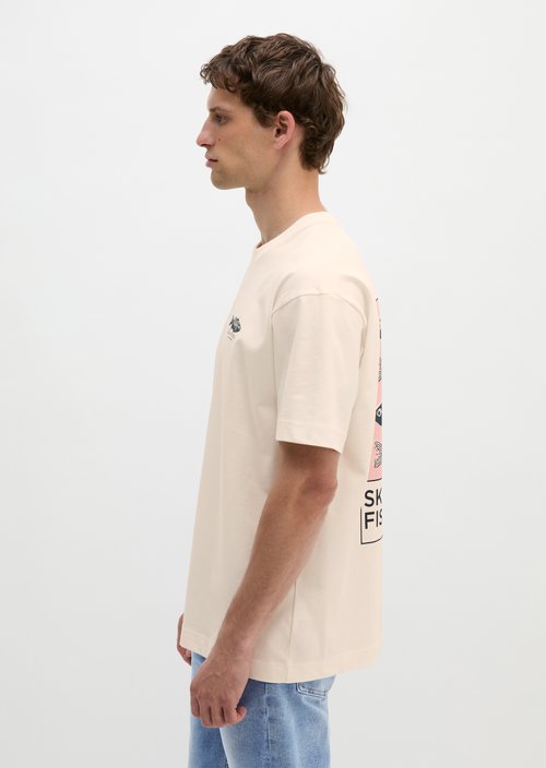 T-shirt loose — Silky White