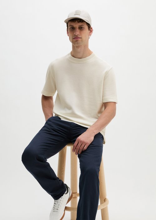 Loose-fitting T-shirt — Silky White