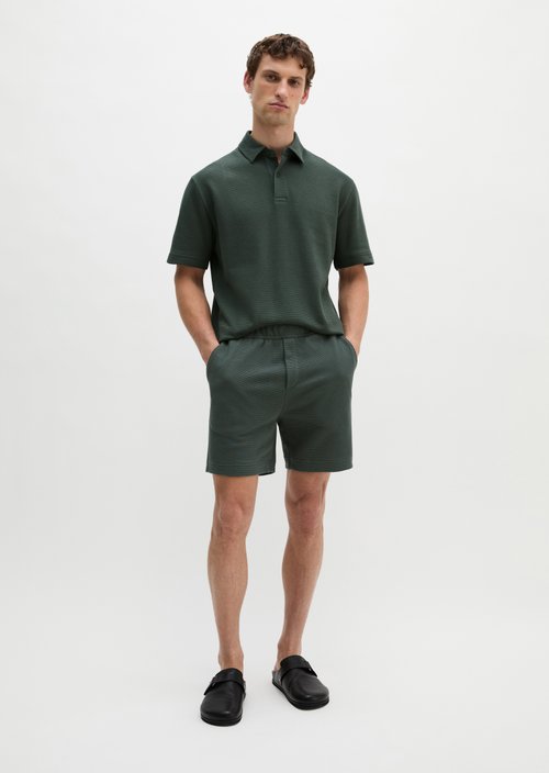 Regular-Fit Jersey Shorts — Mangrove