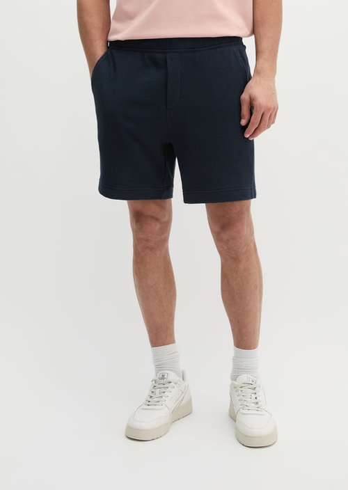 Regular-Fit Jersey Shorts — Dark Navy