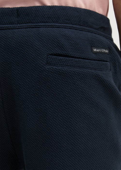 Regular-Fit Jersey Shorts — Dark Navy