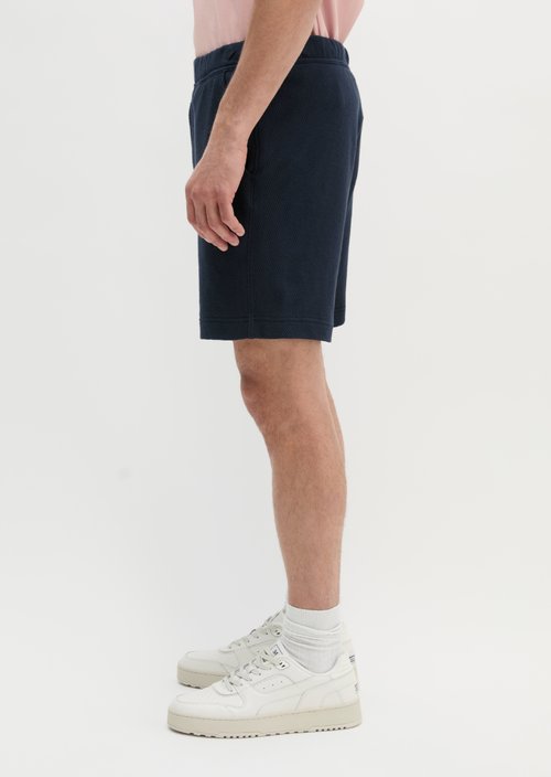 Regular-Fit Jersey Shorts — Dark Navy