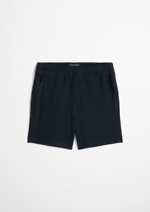 Regular-Fit Jersey Shorts — Dark Navy