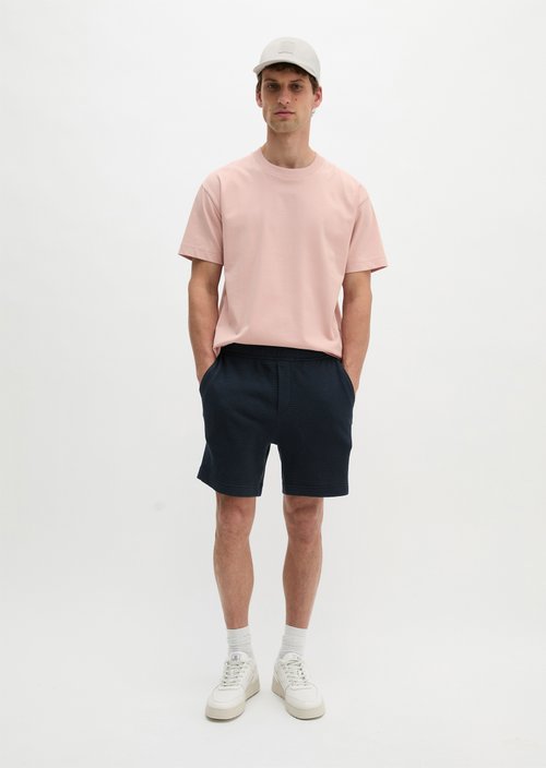 Regular-Fit Jersey Shorts — Dark Navy