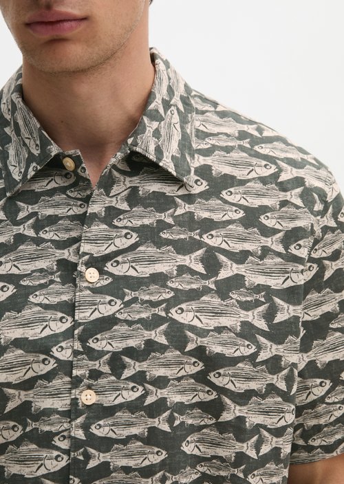 Regular shirt — Bright Green